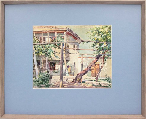 Федорович Владимир Николаевич. Бахчисарай. Хан-Джами. Татарский дворик 